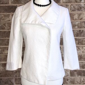 Ann Taylor Blazer White Petite size 6